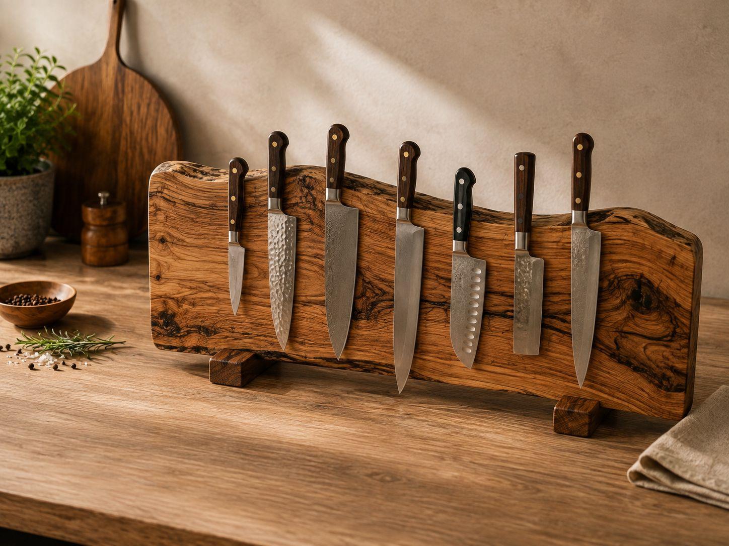 Live Edge Magnetic Knife Holder
